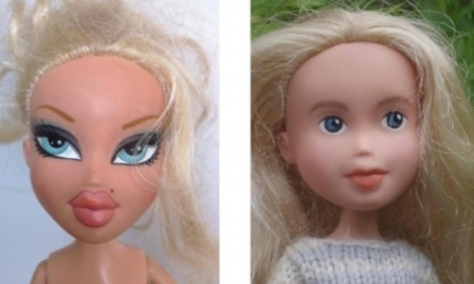 Что будет, если умыть куклу: вид без макияжа