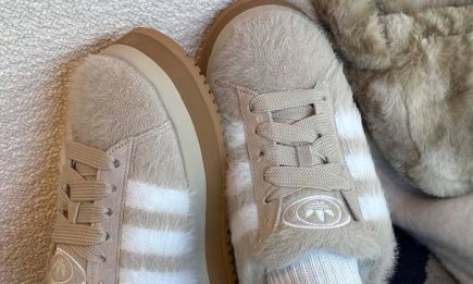 Больше уюта: adidas выпустит "пушистую" версию Campus для зимних образов (ФОТО)
