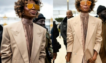 Наоми Кэмпбелл впечатлила необычной прической на модном показе Louis Vuitton (ГОЛОСОВАНИЕ)