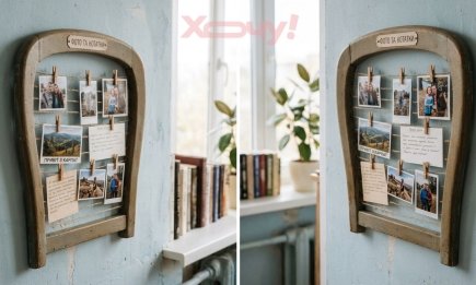 Превратите старье в дизайнерскую вещь: 8 практических способов использовать спинку старого стула
