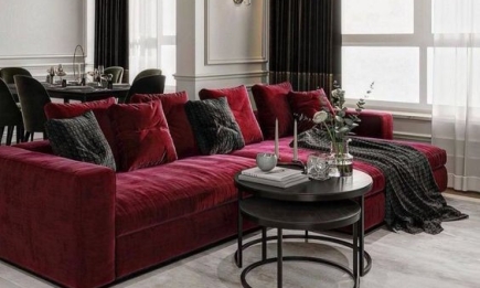 Червоний диван увійшов у ТОП меблів 2024 (ФОТО)