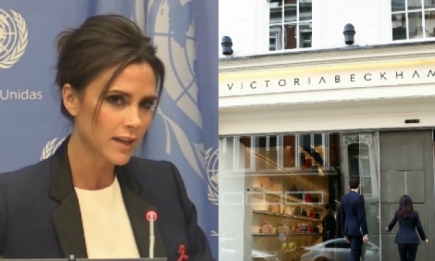 Виктория Бекхэм пропустила открытие бутика из-за речи в ООН