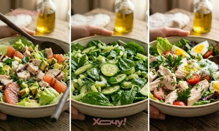 Ужин без лишних калорий: 5 диетических овощных салатов, которые помогут худеть во сне (РЕЦЕПТЫ)