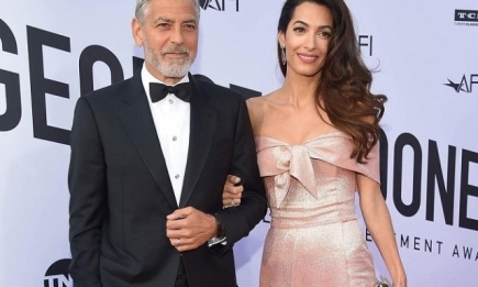 Амаль Клуни поддержала мужа нежным поцелуем на премии AFI Life Achievement (ФОТО)