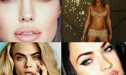 Как выглядит идеальная женщина: губы Анджелины Джоли, глаза Меган Фокс, брови Кары Делевинь и живот Дженнифер Энистон