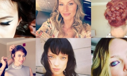 Вдохновение из Instagram: прически и макияж знаменитостей