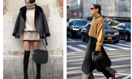 Модный вопрос. Как и с чем носить юбку зимой? (ФОТО)