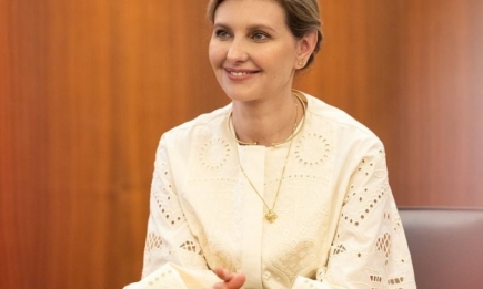 Зеленская восхитила роскошной вышиванкой от украинского бренда. Сколько стоит образ первой леди Украины? (ФОТО)