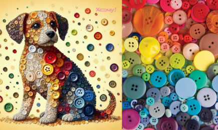 Картины из пуговиц: идеи для творчества, с которыми справятся дети 4 — 7 лет (ФОТО)