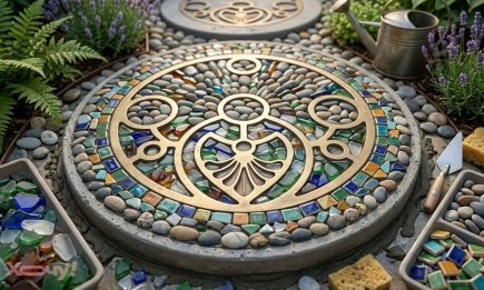 Садова доріжка за копійки: покрокова інструкція, як зробити плитку своїми руками