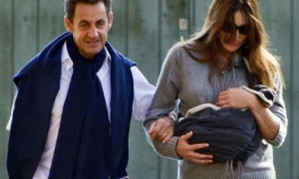 Карла Бруни и Николя Саркози показали свою дочь