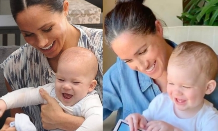 Появилось трогательное видео Меган Маркл с малышом Арчи в честь его дня рождения