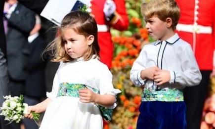 Какие милые: принц Джордж и принцесса Шарлотта приняли участие в королевской свадьбе (ФОТО)