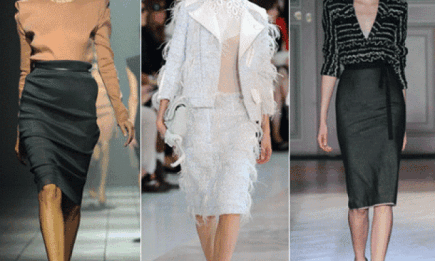 Модный тренд: юбка-карандаш. С чем носить?