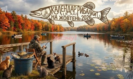 Успейте поймать свой трофей: лунный календарь рыбака на октябрь 2026 года