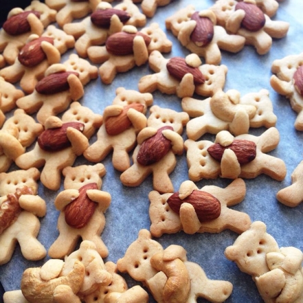 Печенье в форме мишек, фото