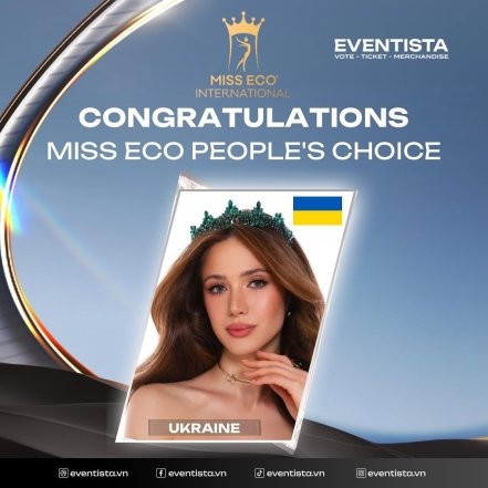 Miss Eco International-2025 – украинка Елизавета Адамская