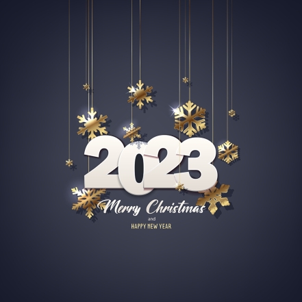 поздравительные открытки с новым годом 2023