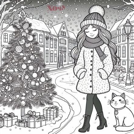 Зимовий антистрес: розмальовки для дорослих, які покращать настрій - фото №5