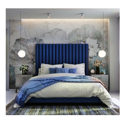 Розкішна спальня у холодних відтінках: модні варіанти інтер'єру (ФОТО) - фото №7