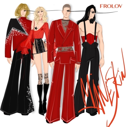 Группа Måneskin феерично завершила турне в костюмах украинского бренда FROLOV - фото №1