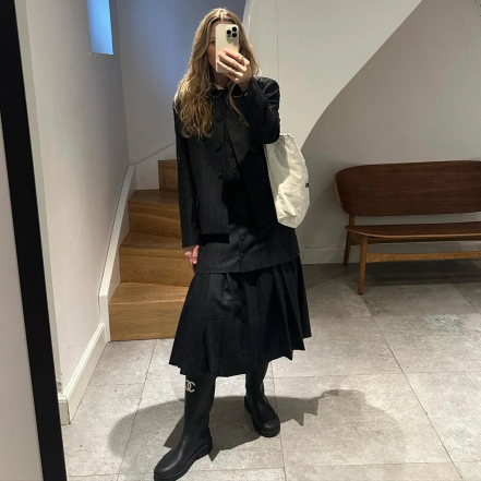 Стильные образы с резиновыми сапогами