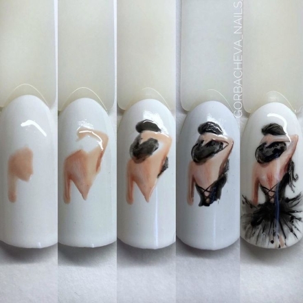 Как рисовать на ногтях /// How to paint your nails