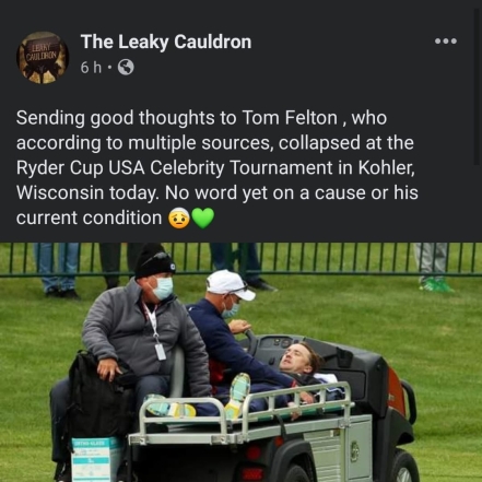 Звезда "Гарри Поттера" Том Фелтон потерял сознание во время игры в гольф: его госпитализировали - фото №1