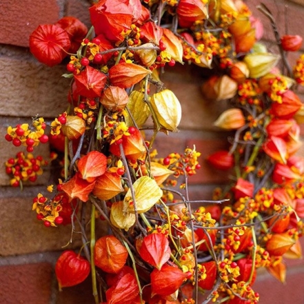 Осенний венок для интерьера: создаем уникальный декор своими руками (ФОТО) - фото №9