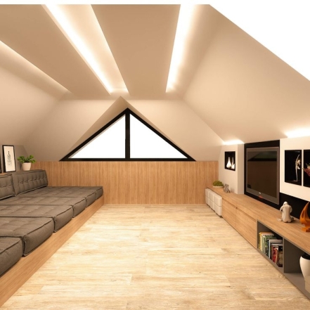 Комната под крышей: как скошенный потолок может стать уютной изюминкой (ФОТО) - фото №15