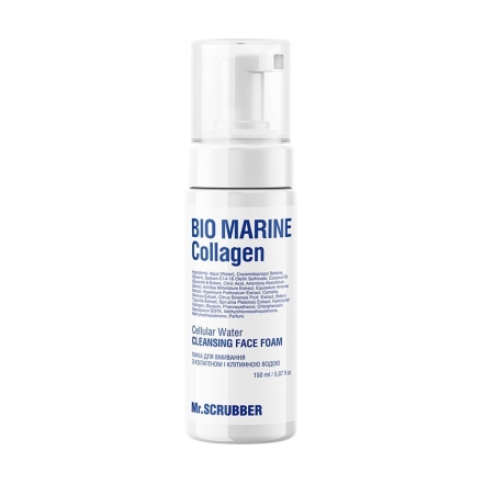 Найкращі засоби для вмивання: пінка для вмивання Bio Marine Collagen з колагеном і клітинною водою Mr.SCRUBBER