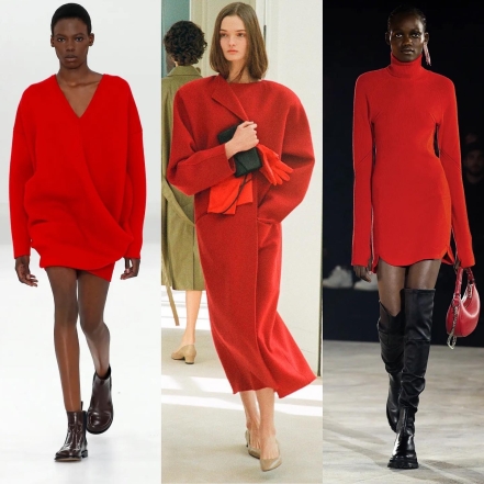 Красный цвет стал главным трендом осени 2023 года: модные идеи образов, которые вдохновят вас чаще носить этот цвет - фото №1