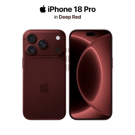 iPhone 18 Pro в красном цвете