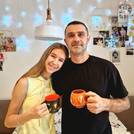 Тарас Стадницкий и его дочь, фото