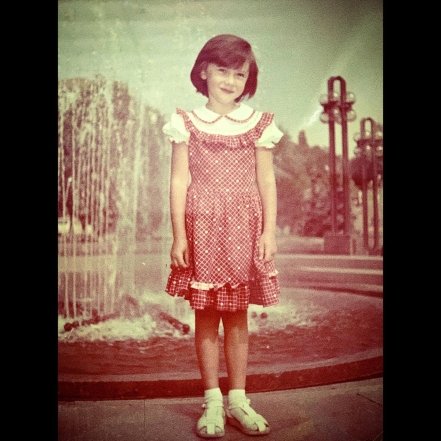 Ольга Гришина в дитинстві, фото