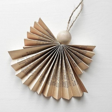 Как сделать ангела из бумаги на Новый год