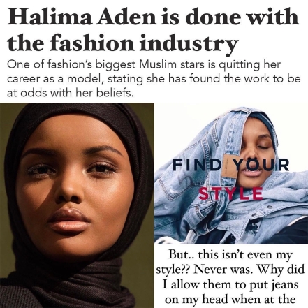 Мусульманская модель Халима Аден завершает карьеру из-за религиозных убеждений - фото №1