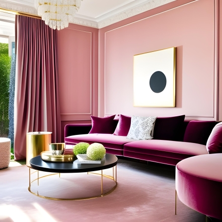 Розкішний гламур: рожева зала для вибагливої господині (ФОТО) - фото №2
