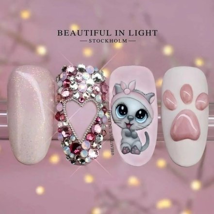 Манікюр із тваринами, майстер-клас