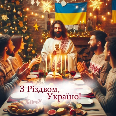 Счастливого Рождества, Украина! Стихи и открытки — на украинском - фото №1