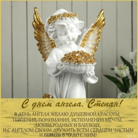 С Днем ангела, Степан! Красивые поздравления и открытки по случаю именин - фото №8
