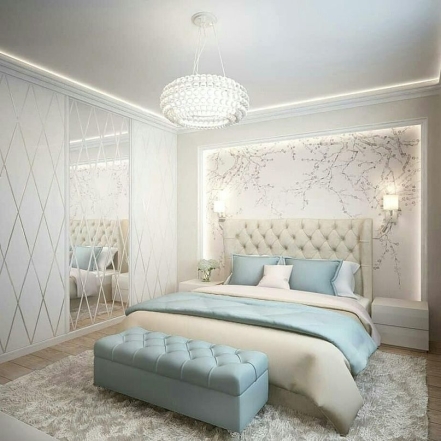 Розкішна спальня у холодних відтінках: модні варіанти інтер'єру (ФОТО) - фото №6