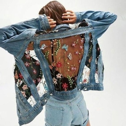 Трендові джинсові куртки на літо 2023: додаємо намистинки і мереживо(ФОТО) - фото №4