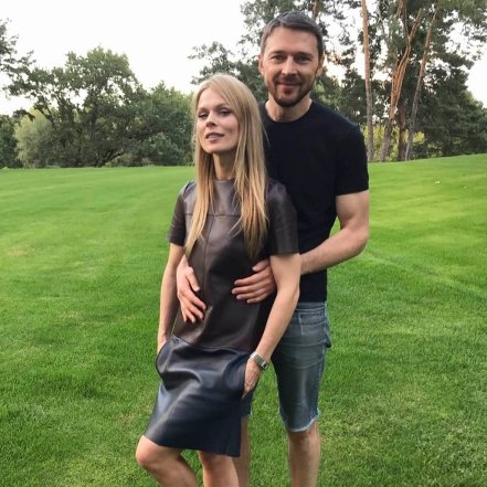 Ольга Фреймут з чоловіком, фото