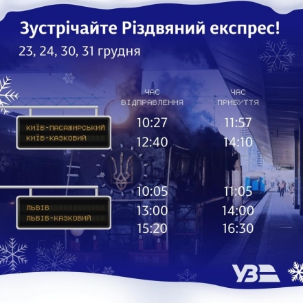 Рождественский поезд как из сказки: Укрзализныця запустила ретро-поезд на Рождество и Новый год - фото №2