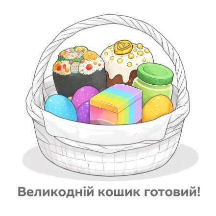 Що кладуть у кошик на Великдень