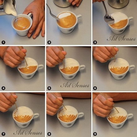 Рисуем на кофе: красивые идеи картинок в чашке (ВИДЕО) - фото №2