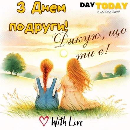 Картинки з Днем подруг українською