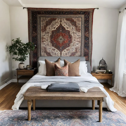 Килим на стіні знову стає популярним