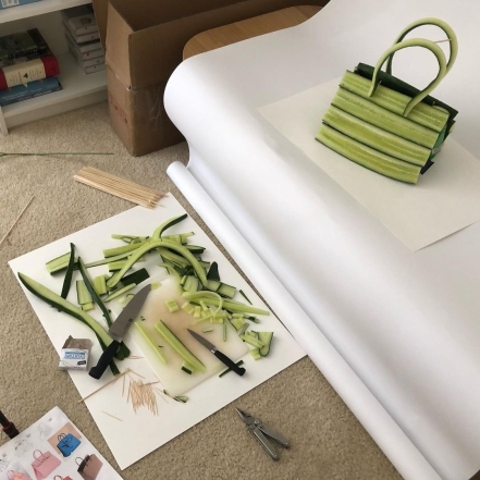 Hermès показали коллекцию съедобных сумок Birkin из овощей (ФОТО) - фото №5